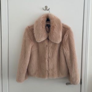 Topshop Faux Fur Jacket